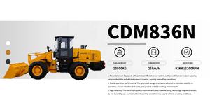 Cargadora de Ruedas Nueva CDM836 de Marca China con Certificación EPA y CE, Servicio Posventa Local en Shanghái - Product Image 5