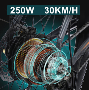 Potente Bicicletta Elettrica da Montagna per Adulti con Ruote in Lega di Alluminio, 36V, Freni a Disco, 7 Velocità, per Sentieri Fangosi e Strade Sterrate, 250W - Product Image 6