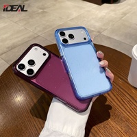 Coque de téléphone magnétique translucide scintillante de style officiel IDEAL Factory pour iPhone 18 Pro Max, protection antichoc, coque arrière