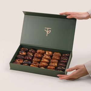 Tùy chỉnh cao cấp sang trọng Dubai từ hộp ngày bao bì thanh lịch cho ngày ramadan medjool đám cưới nhỏ hộp sô cô la - Product Image 1