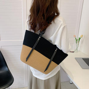 Sac à main grande capacité pour femme, idéal pour la plage et les vacances, sac à bandoulière tendance à prix de gros abordable - Product Image 3