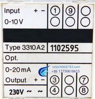 Amplificateur d'isolement CC 3310 A2 3310A2 0-10V -non utilisé OVP-_5aa6a2