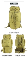 Sacs à dos tactiques Mili-tary Grade Nylon Molle Pack Outdoor Adventure Survival Gear Water Resistant Daypack