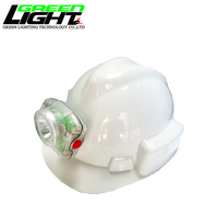 Lampe frontale sans fil GLC-6M haute puissance, antidéflagrante, pour casque de mineur, rechargeable 3.7V