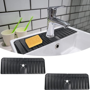 Tapetes de silicona <span class=keywords><strong>para</strong></span> grifos <span class=keywords><strong>para</strong></span> cocina y baño, <span class=keywords><strong>fregadero</strong></span> seco y grifo, protector contra salpicaduras, almohadilla de drenaje moldeada, productos de <span class=keywords><strong>goma</strong></span> - Product Image 6