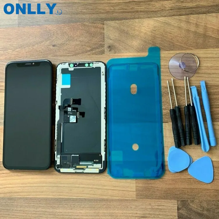 Screen Replacement for iphone 5 5s 6 6s 7 8 X LCD display Digitizer Assembly with repair tools