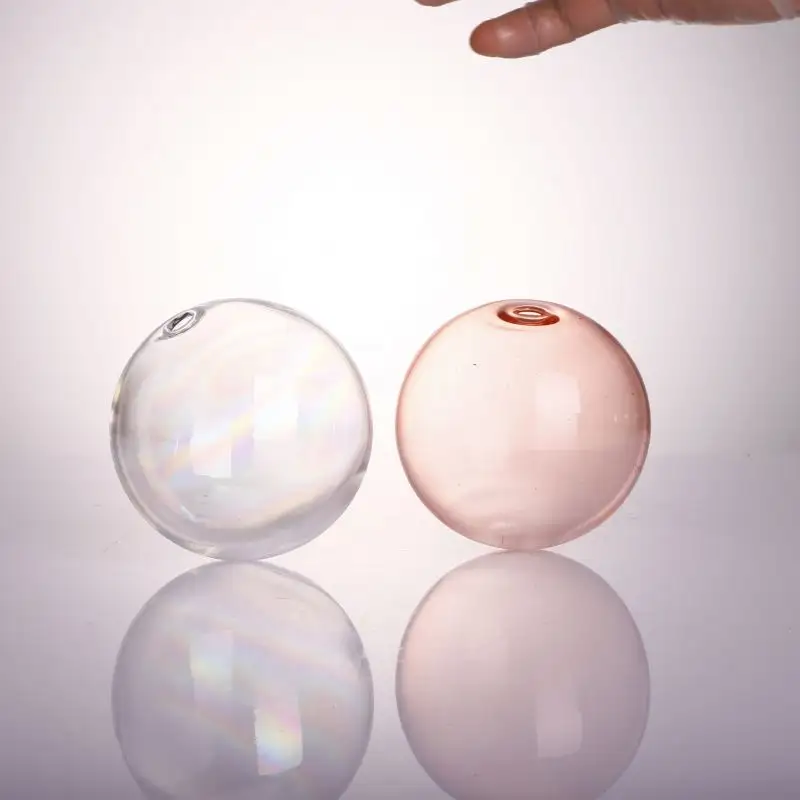 Wholesale Clear Hollow Glass Crystal Globe Ball Spheres with Hole
