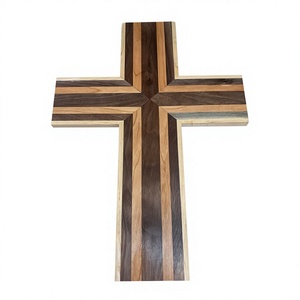 Sculpture murale en bois minimaliste personnalisée de haute qualité, décoration religieuse pour la maison, salon, occasion de naissance, Art déco - Product Image 6