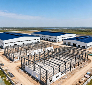Estructura de Portal Galvanizada en Caliente para Almacenes Industriales Prefabricados con Puerta Enrollable Automática para Alto Tráfico de Mercancías - Product Image 6