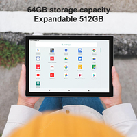 Tablette professionnelle Rockchip Android 15.0 10 pouces 4 Go 64 Go IPS 1280x800 6000 mAh Wi-Fi
