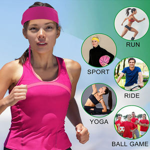 Diadema de corbata ajustable promocional <span class=keywords><strong>PL</strong></span>, banda para el cabello, corbata de cabeza seca Unisex, diademas deportivas elásticas para hombres, baloncesto, tenis para correr - Product Image 6