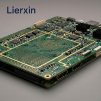 Módulo SoM Personalizado Lierxin LEX-EDGEAI-SOM con PCB de Controlador de Computación de Borde por IA, HDI Multicapa, con Conexión a Media Perforación (Half Hole) y Montaje Oculto