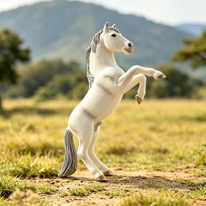 Modellino di Animale Selvatico per Simulazione Transfrontaliera: Cavallo Selvatico, Stallione Andaluso, Trakehner, Yenke Breed - Giocattolo in PVC <span class=keywords><strong>da</strong></span> Assemblare, Modello di Cavallo <span class=keywords><strong>da</strong></span> Riproduzione - Product Image 3