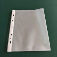 Protège-cartes photo ultra-transparents à 1 pochette pour classeur A5 à 6 anneaux, pages photo double face à chargement par le haut