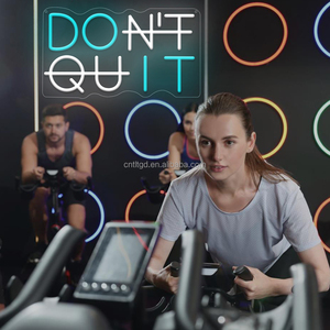 Tonight Don't Quit Letrero de neón para decoración de pared Luces Led para dormitorio Oficina Gimnasio Fiesta Gamer Room Decoraciones - Product Image 2