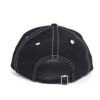 Topi Snapback Pria Bordir 3D Hip Hop Profil Rendah 5 Panel Hitam Klasik Custom Made, Topi Olahraga Pinggiran Datar Grosir