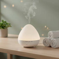 Diffuseur d'arômes ultrasonique intelligent avec LED, humidificateur portable pour huiles essentielles, pour bureau