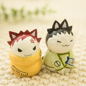 Ornement de chat à la mode fait à la main artisanat créatif en bois pour le bureau ou la maison gravé petits cadeaux accessoires de chat uniques - Product Image 2