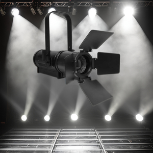 Mini 100 wát Trắng <span class=keywords><strong>Led</strong></span> zoom <span class=keywords><strong>led</strong></span> Fresnel ánh sáng tại chỗ cho studio sự kiện - Product Image 4