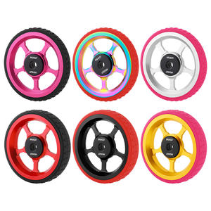 MUQZI Vélo pliant personnalisé en alliage d'aluminium Easywheel 61.7mm Easy Wheel avec <span class=keywords><strong>tige</strong></span> d'extension - Product Image 4