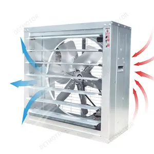 Extractor vertical Ventilación axial Ventilación Ventiladores de aire de circulación Ventilación de escape de refrigeración Ventilador de invernadero agrícola para invernaderos Ventiladores fríos
