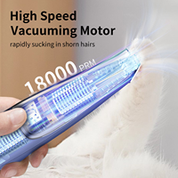 Tondeuse Électrique Lavable pour Animaux de Compagnie, Kit de Nettoyage pour Chats et Chiens, Tondeuse à Pattes, Rasoir, Nettoyage des Pattes, Produits de Toilettage pour Animaux