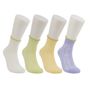 मध्यम दर्जे के पर्यावरण के अनुकूल कपास डिस्पोजेबल बुना हुआ क्रू स्टॉक सफेद गुलाबी विरोधी dvt लोगो बॉडी शरद ऋतु निर्यात - Product Image 1