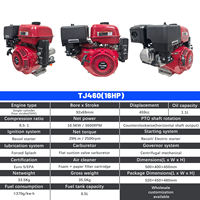 Moteur à essence 16 CV 4 temps refroidi par air à couple élevé pour kart buggy certifié CE Fabricant OEM