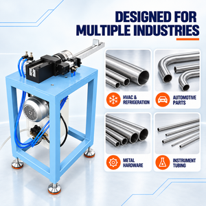 Machine de découpe de tuyaux sans copeaux pour plombiers, coupe-tuyaux semi-automatique sans bavures pour tubes en acier inoxydable, cuivre et aluminium - Product Image 3