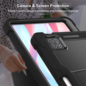 Funda Protectora Resistente para Tablet Xiaomi Pad 7 / 7 <span class=keywords><strong>Pro</strong></span>, Carcasa Rígida de PC + Silicona Suave a Prueba de Golpes con Soporte - Product Image 3