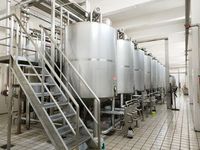 1000l Vloeibare Yoghurt En Kaas Productielijn Bevroren Yoghurt Productielijn