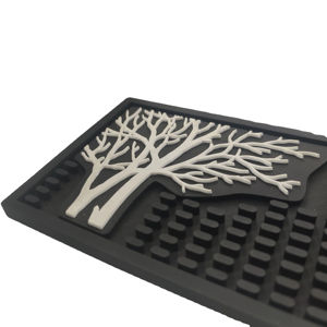 Branded Silicone PVC <b>Pub</b> Mat Rubber Bar Runner Beer Spill Pad Rail Mat Drip Tray Non Slip Counter <b>Table</b> Mat Placemat Coaster - Product Image 2