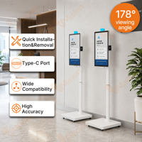 Kiosque de libre-service compact avec écran tactile de 15,6 pouces, à fixer au mur ou sur un bureau, permet de gagner de la place sur le comptoir dans les restaurants fréquentés