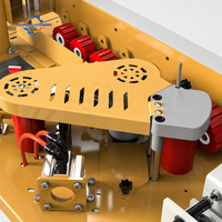 Équipement de traitement avancé des bords des panneaux de bois, machine de chantournage entièrement automatique mini pour le traitement des panneaux