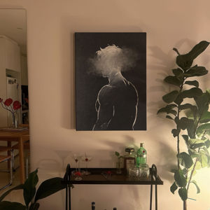 Peinture décorative HD sur toile encadrée Homme Musclé, Art mural pour chambre à coucher, Peinture à l'huile, Décoration murale intérieure, Chambre d'homme - Product Image 5