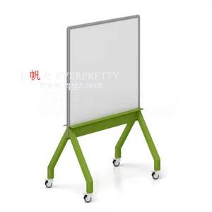 Tableau blanc d'écriture mobile de salle de classe d'école avec la conception moderne ISO de cadre en métal certifiée - Product Image 1