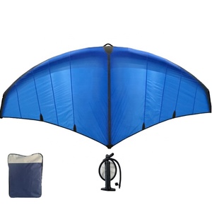 Aile de kitesurf gonflable HITAC pour le <span class=keywords><strong>surf</strong></span> en vague, en nylon, résistance à la rupture de 10KN, tailles 3-6, pompe manuelle, sac à dos, sécurité - Product Image 5