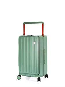 <span class=keywords><strong>Valise</strong></span> à roulettes moderne et légère avec grande capacité, <span class=keywords><strong>taille</strong></span> <span class=keywords><strong>moyenne</strong></span> de 20 pouces, design élargi et dissimulé, en matériau PC avec serrure - Product Image 5