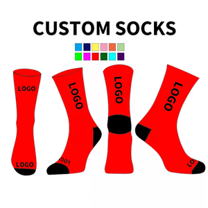 <span class=keywords><strong>Calzini</strong></span> Sportivi Personalizzati con Logo, in Cotone 100%, Spessi, Antibatterici, con Lettere sul Fondo, Design Jacquard - Product Image 3