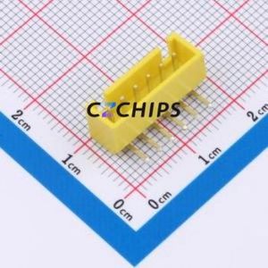 BX-HA2.54-6PWZ-Y Wire-to-Board Pin Header Bent Lead Through Hole,P=2.5mm Connector 1x6P 2.5mm Right Angle Insert XHB - Product Image 1