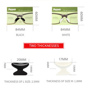 <span class=keywords><strong>Coussinets</strong></span> de <span class=keywords><strong>nez</strong></span> papillon <span class=keywords><strong>en</strong></span> <span class=keywords><strong>silicone</strong></span> confortables-Coussin adhésif antidérapant pour <span class=keywords><strong>lunettes</strong></span>/<span class=keywords><strong>lunettes</strong></span> de soleil - Product Image 4