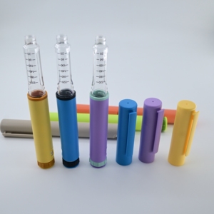 Portable Candy <b>Color</b> 60IU Reusable <b>Pen</b> Injector for 3ml Cartridge with Protective Box and Easy Daily Administration - Product Image 2
