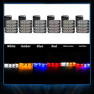 ไฟแฟลชติดรถยนต์กำลังสูงของจีน ไฟส่องสว่างแบบหนึ่งต่อสี่ ไฟเตือน - Product Image 5