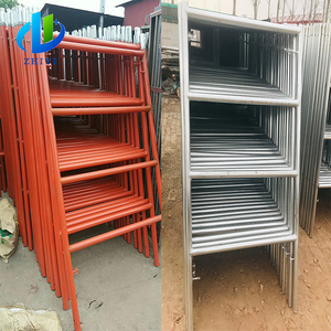 Giàn giáo xây dựng + khung + H + khung + niềng răng + Giàn Giáo + Ván khuôn + đi bộ + qua + Thang giàn giáo tự động để xây dựng - Product Image 6