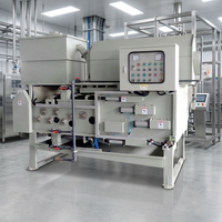 Instalasi Pengolahan Air Limbah Baru Desalinasi Dewatering EDI PLC Kontrol Belt Press Filter 500L/Jam Garansi 1 Tahun
