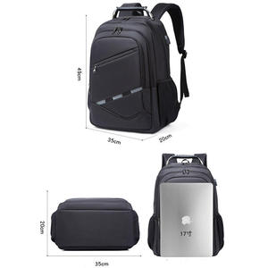 <b>Large</b> Capacity 17-inch Computer <b>Backpack</b> Men <b>Women</b> Business Travel Waterproof Oxford Material Multi-function Usb Port Students - Product Image 3