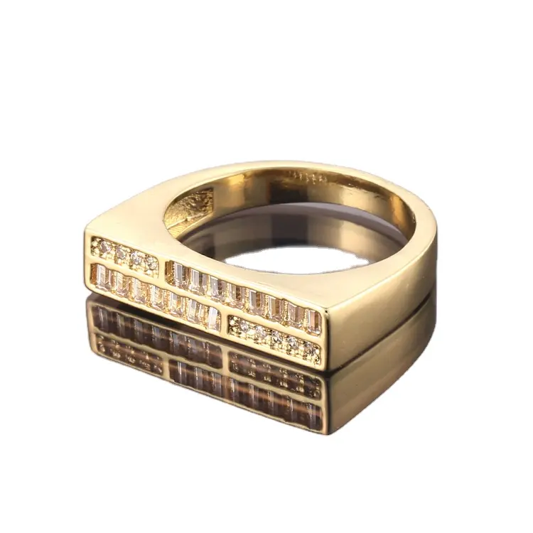 Nieuwe Collectie Vrouwen Custom Ring Foto 'S Engagement 18K Massief Gouden Ringen