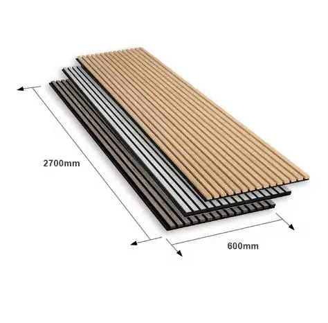 15 มม.18 มม.ตกแต่งผนัง Mdf อลูมิเนียม Slatwall แผงผนัง Slat แผงเมลามีน Mdf Slatwall สําหรับ Store