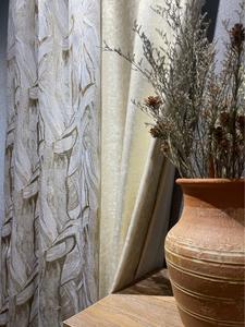 Rideaux <span class=keywords><strong>de</strong></span> Luxe <span class=keywords><strong>de</strong></span> Style Moderne en Tissu Brodé Haut <span class=keywords><strong>de</strong></span> Gamme pour Salon et Chambre à Coucher - Product Image 3