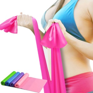 Bande de Résistance Haohui Yoga en TPE Haute Élasticité pour Fitness, Remodelage Corporel, Entraînement de Force et Étirements – Unisexe, Couleur Unie - Product Image 3